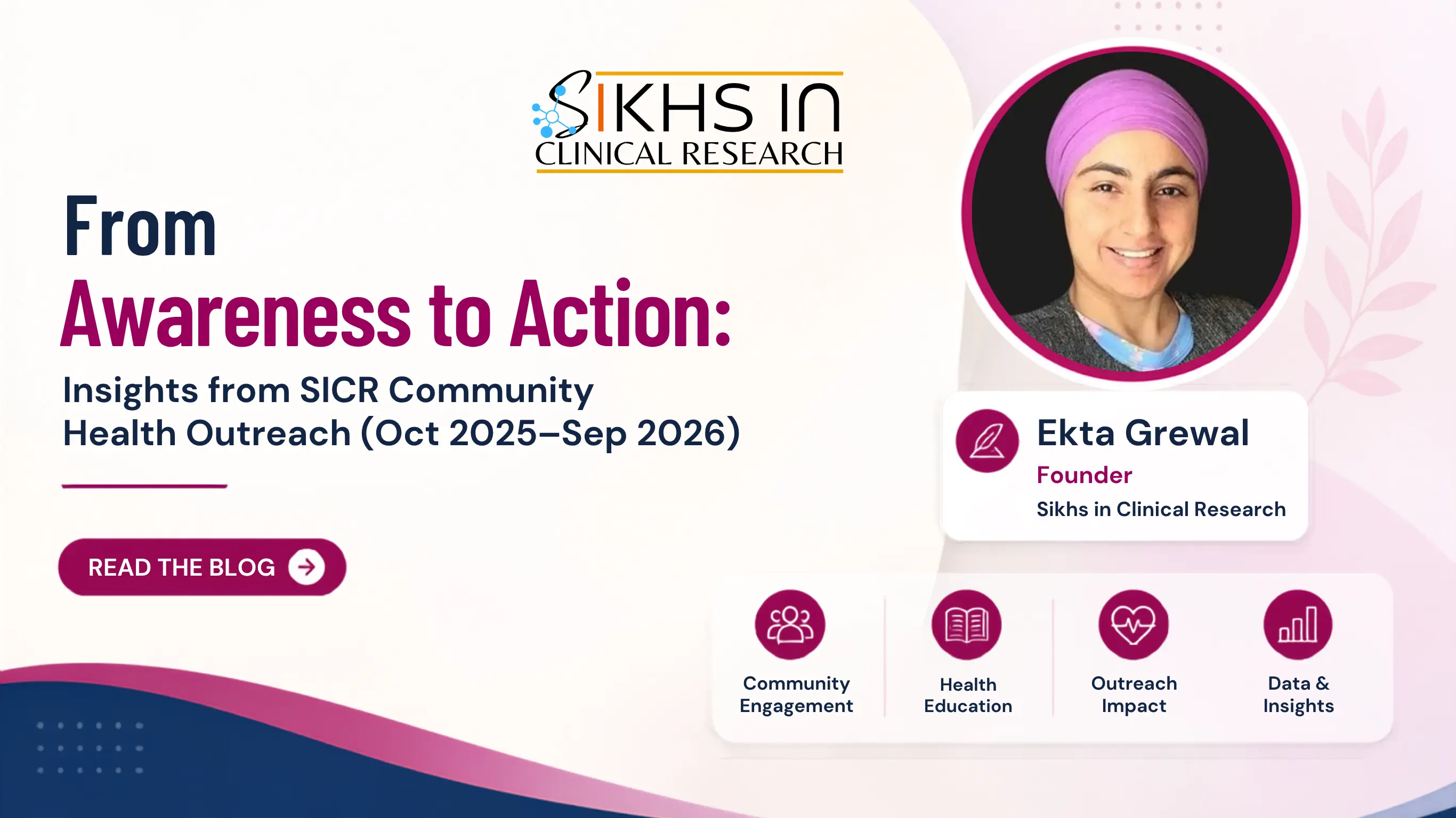 From Awareness to Action: Insights from SICR Community Health Outreach (Oct 2025 - Sep 2026)